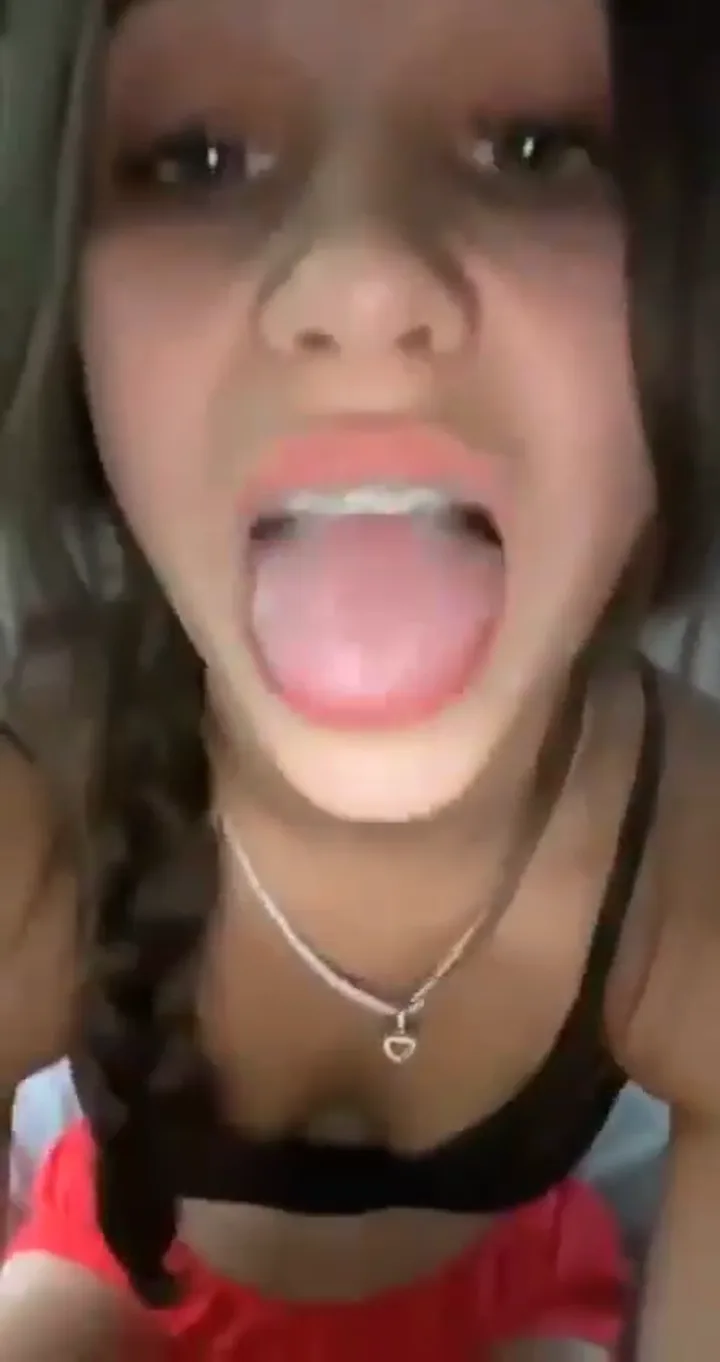 Cum inside a brat mouth
