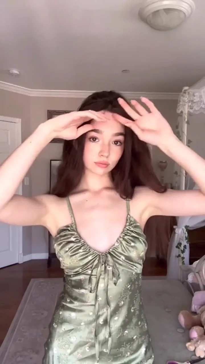 Long dress spunk mess