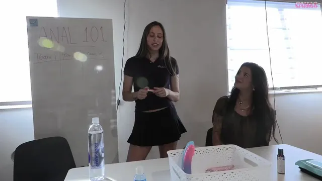 Ari kytsya teaches next generation sluts for an anal 101 lesson